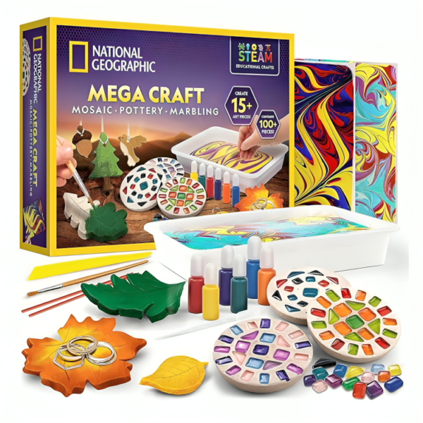 NATIONAL GEOGRAPHIC Mega Arts and Crafts Kit for Kids