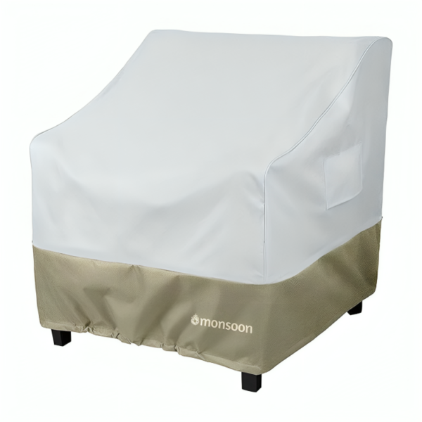 [monsoon] Patio Chair Cover Waterproof Outdoor Lawn Patio Furniture Chair Cover
